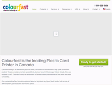 Tablet Screenshot of colourfast.com